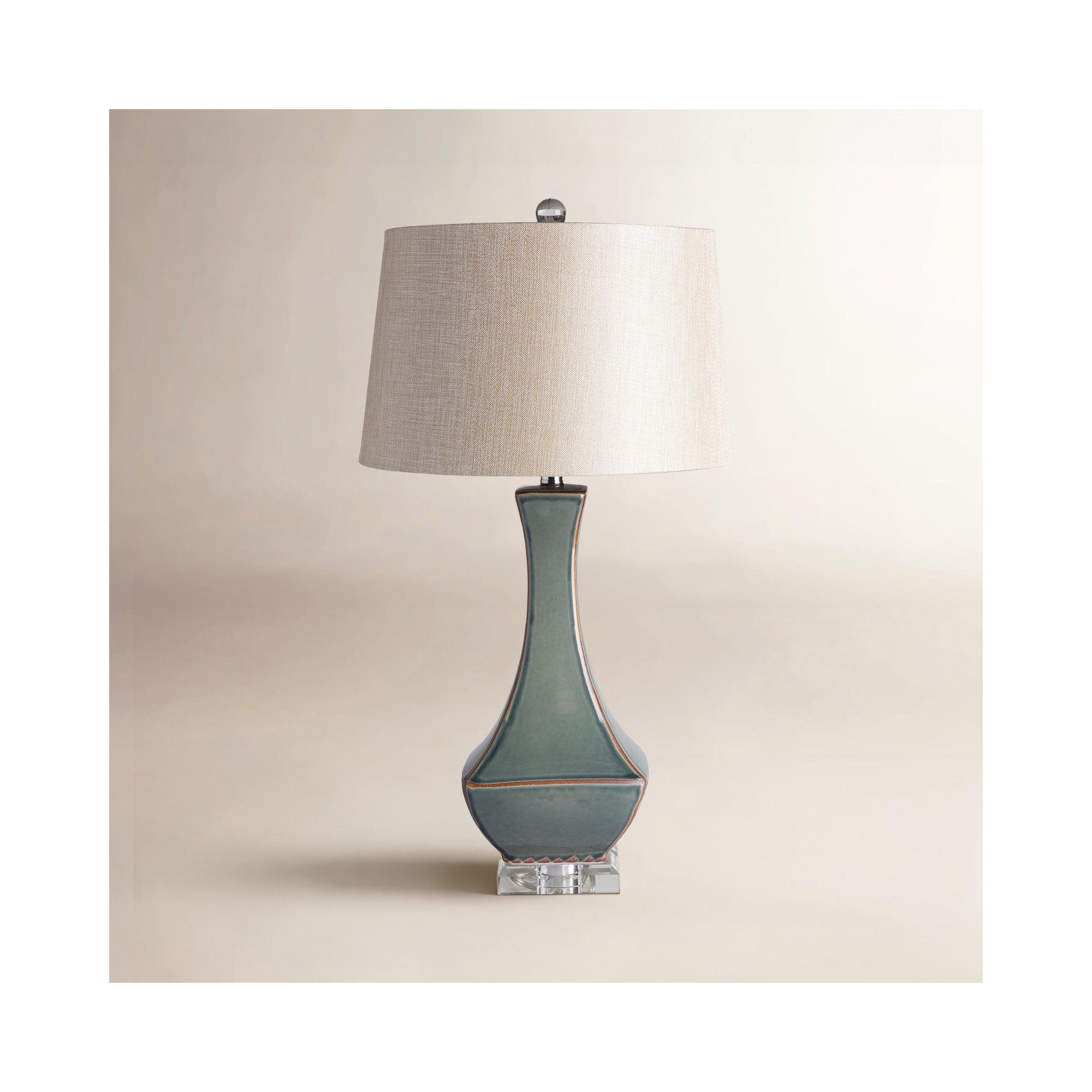 Sterling 31" H Table Lamp , Gray