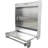 Aluminum Work Station Storage Cabinet With Flip-Out Work Tray And Paper Towel Rack Organizer For Garage, Shop, And Enclosed Trailers