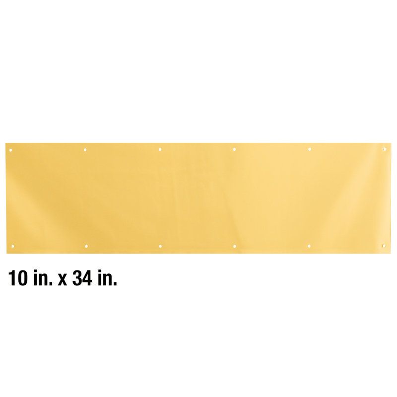 Plaque de protection en laiton massif 10 po x 34 po, finition laiton poli (paquet de 1), 10 po x 34 po, Laiton