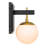 Allie Bathroom Vanity Light - 1-Light - Satin Brass-69677537