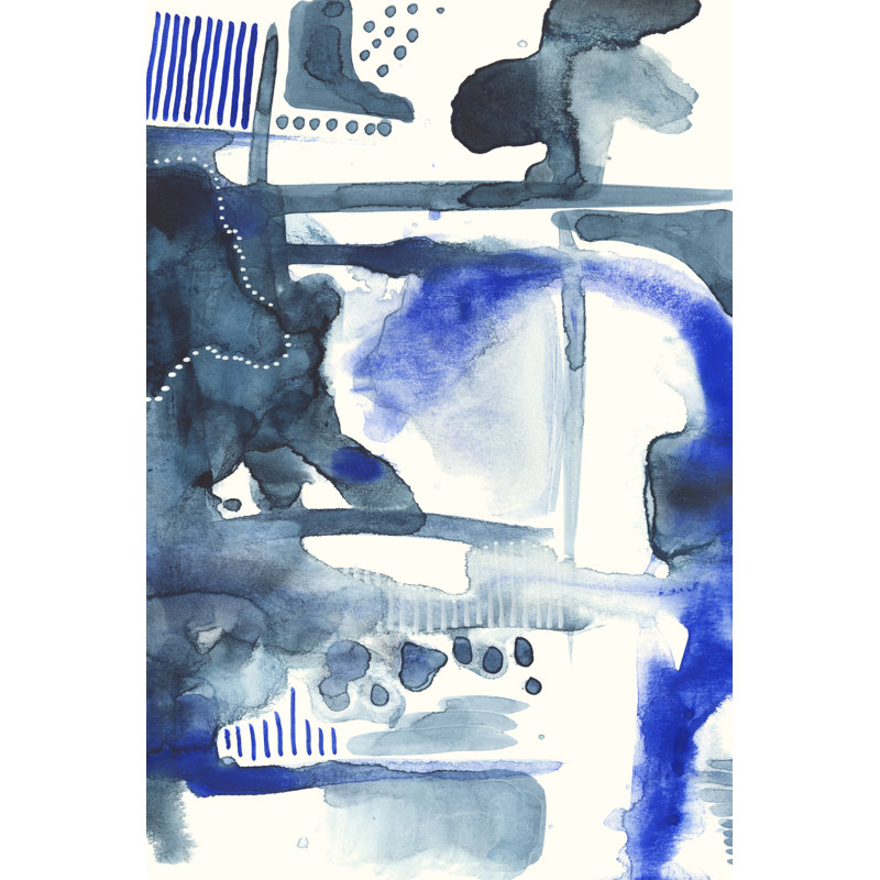Singing The Blues I by Regina Moore - Painting on Canvas, 30 cm H x 20 cm W, Wrapped Canvas
