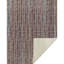 Jeté 50 pi x 70 po en microfibre bourgogne et beige