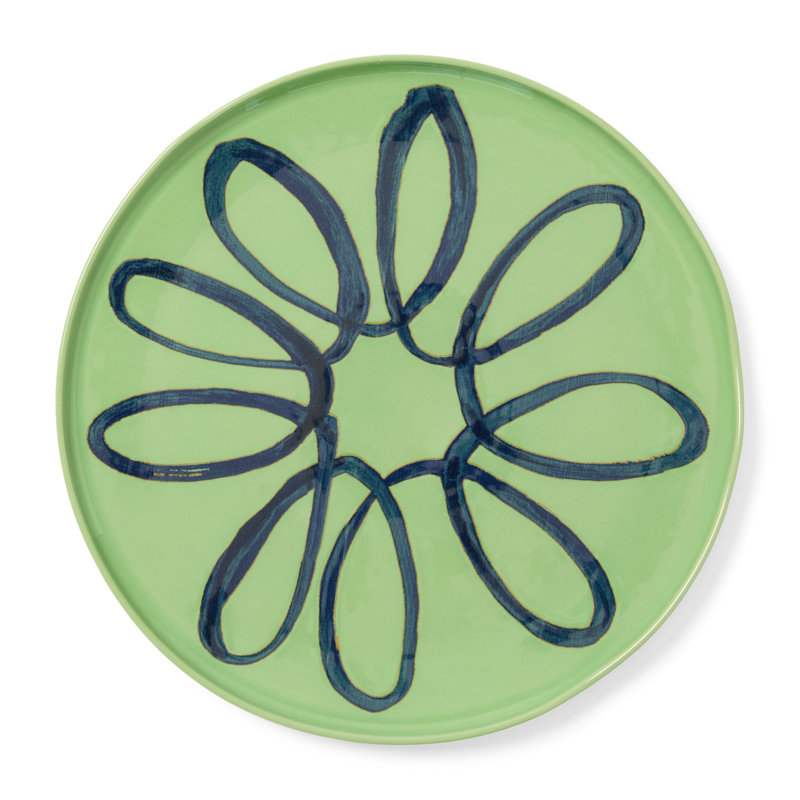 Amalfi Service Charger Plate - Lime - 12.6", Green