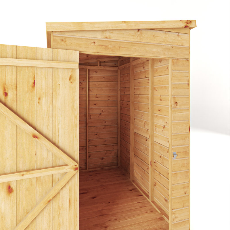 Mercia 6 X 4 Woodsman Shiplap Pent Shed (Glass)