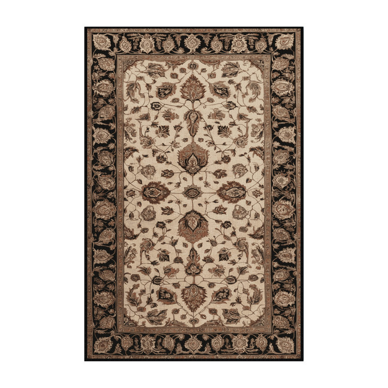 Tapis brun lavable à la machine, Tapis de couloir 2 pi x 4 pi