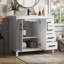 Sirois Eclipse Single Sink Bathroom Vanity With Solid Surface Composite Top-893566473-893566475