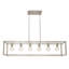Luminaire suspendu linéaire à 6 lumières pour îlot de cuisine Flor-464308668
