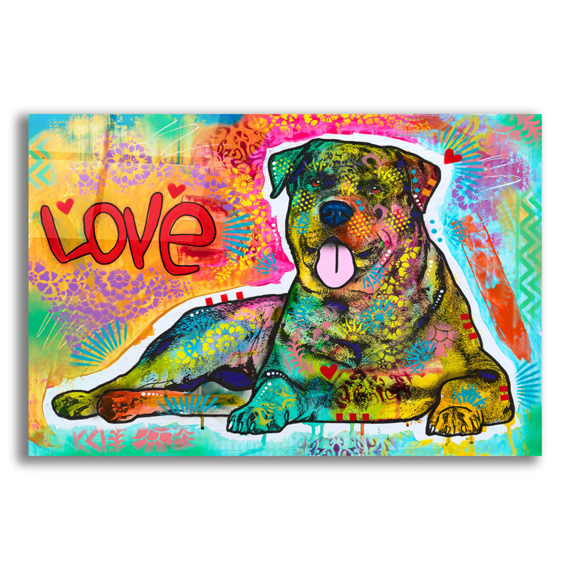 «Love Laying Down» par Dean Russo, H 16 po x l 24 po x P 0,2 po