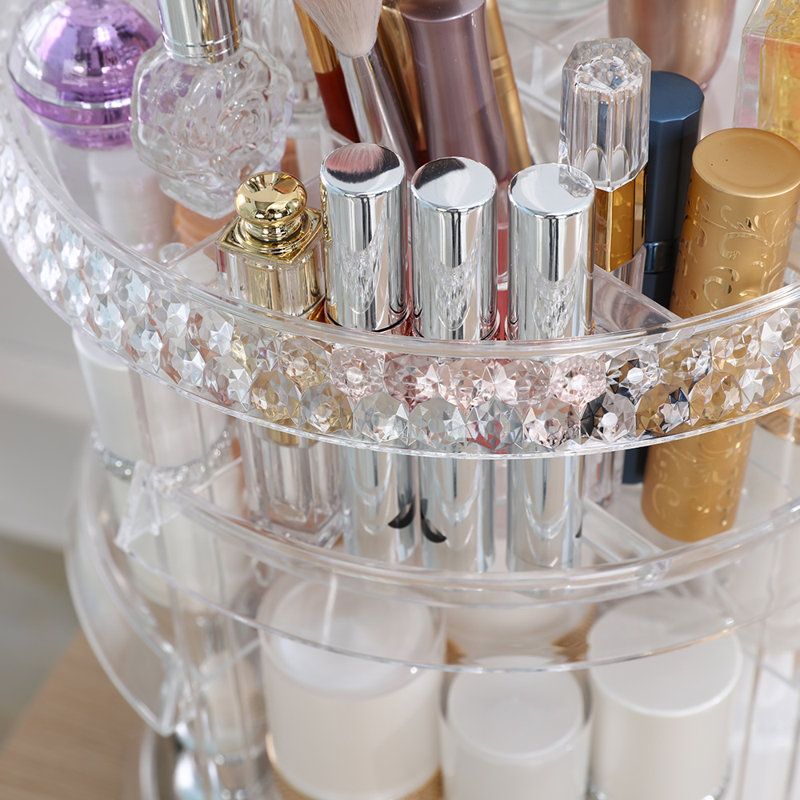 Southborough Plastic Compartment Makeup Organiser