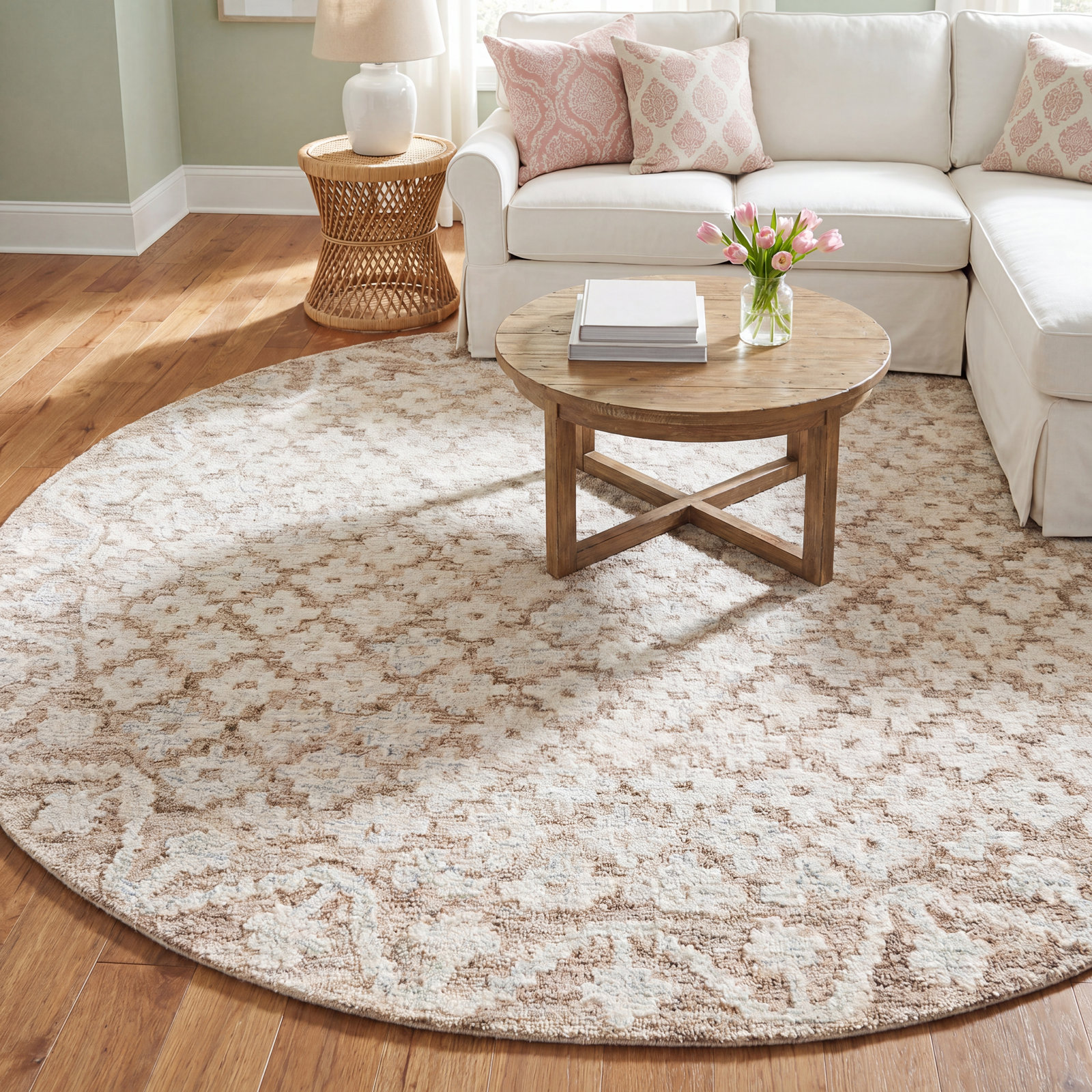 Heath Handmade Rug, Round 6'