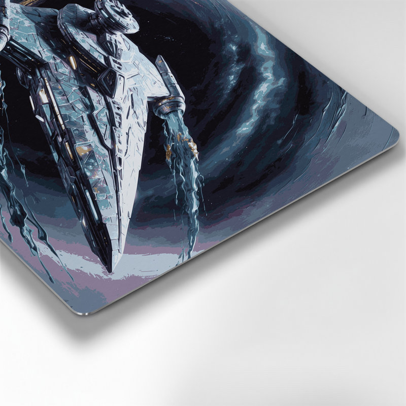 Art mural gris Sci Fi Interstellar