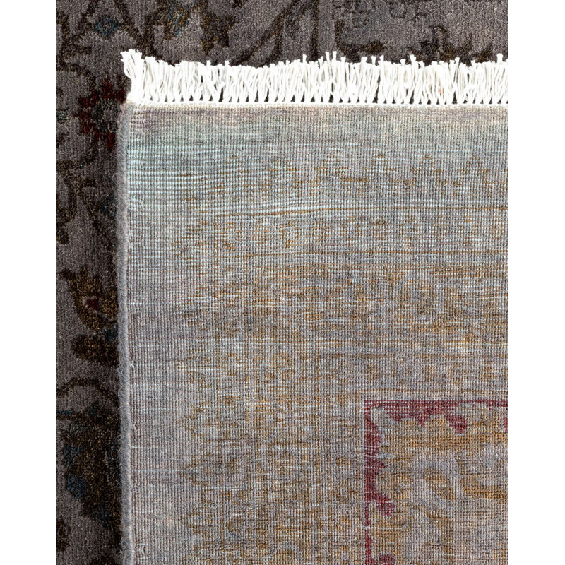 Tapis noué à la main Weirsky - unique en son genre - gris Weirsky