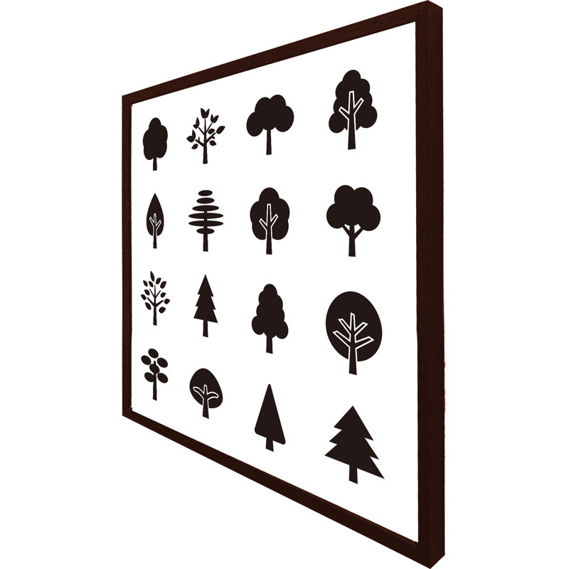 Willian Single Picture Frame Print, 61cm H x 61cm W x 4cm D, Brown Framed
