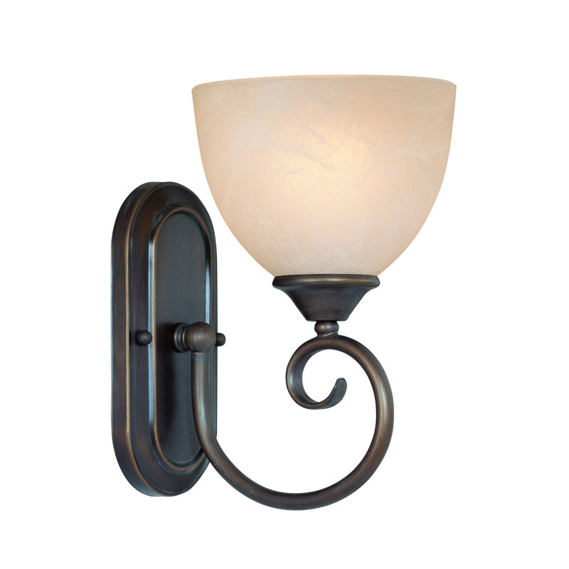 Applique murale 1 lumières Ora, Bronze moka