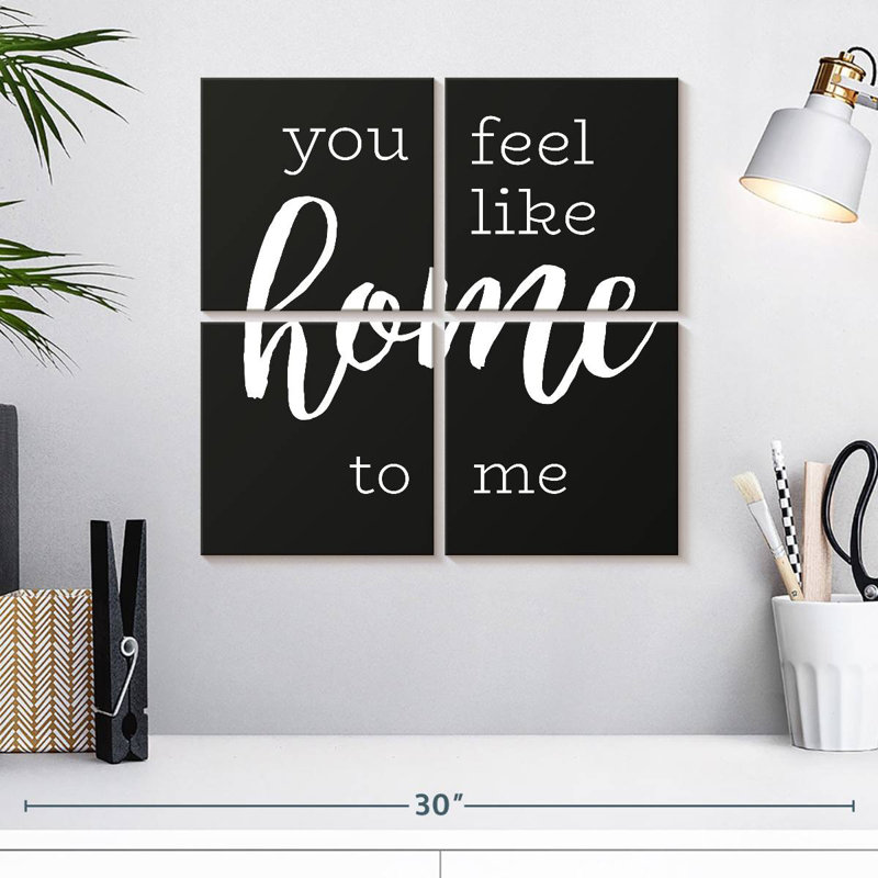 Tergel Love Is Home, typographie, H 18 po x l 18 po