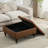Daania Upholstered Square Tufted Storage Ottoman-668732075