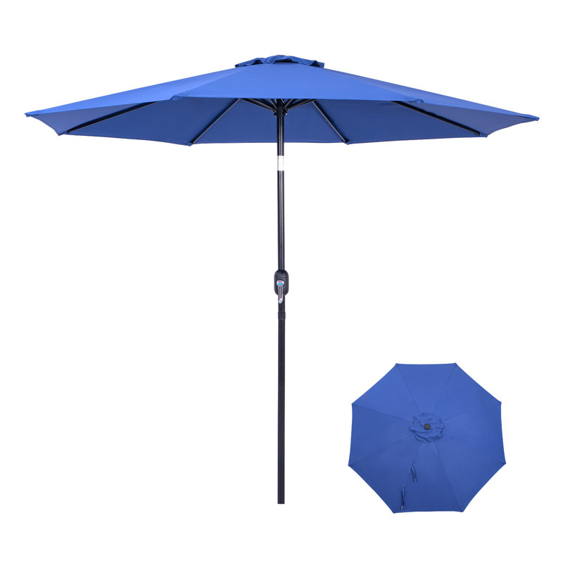 Parasol de marché 108 po Hannya, Bleu