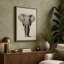 Elephant Presence Minimalist - Print-136771251-136771252
