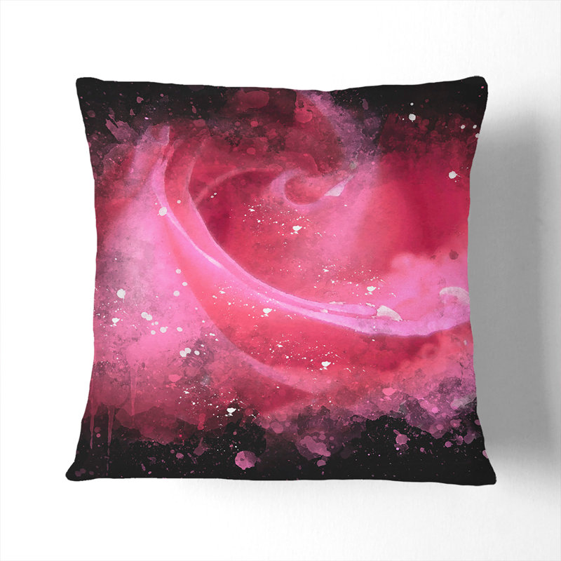 Pink Rose Flower Vol.8 Scatter Cushion, 55cm H x 55cm W x 20cm D