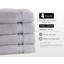 Ensemble de 4 serviettes de bain 100 % coton Brecken-32998663