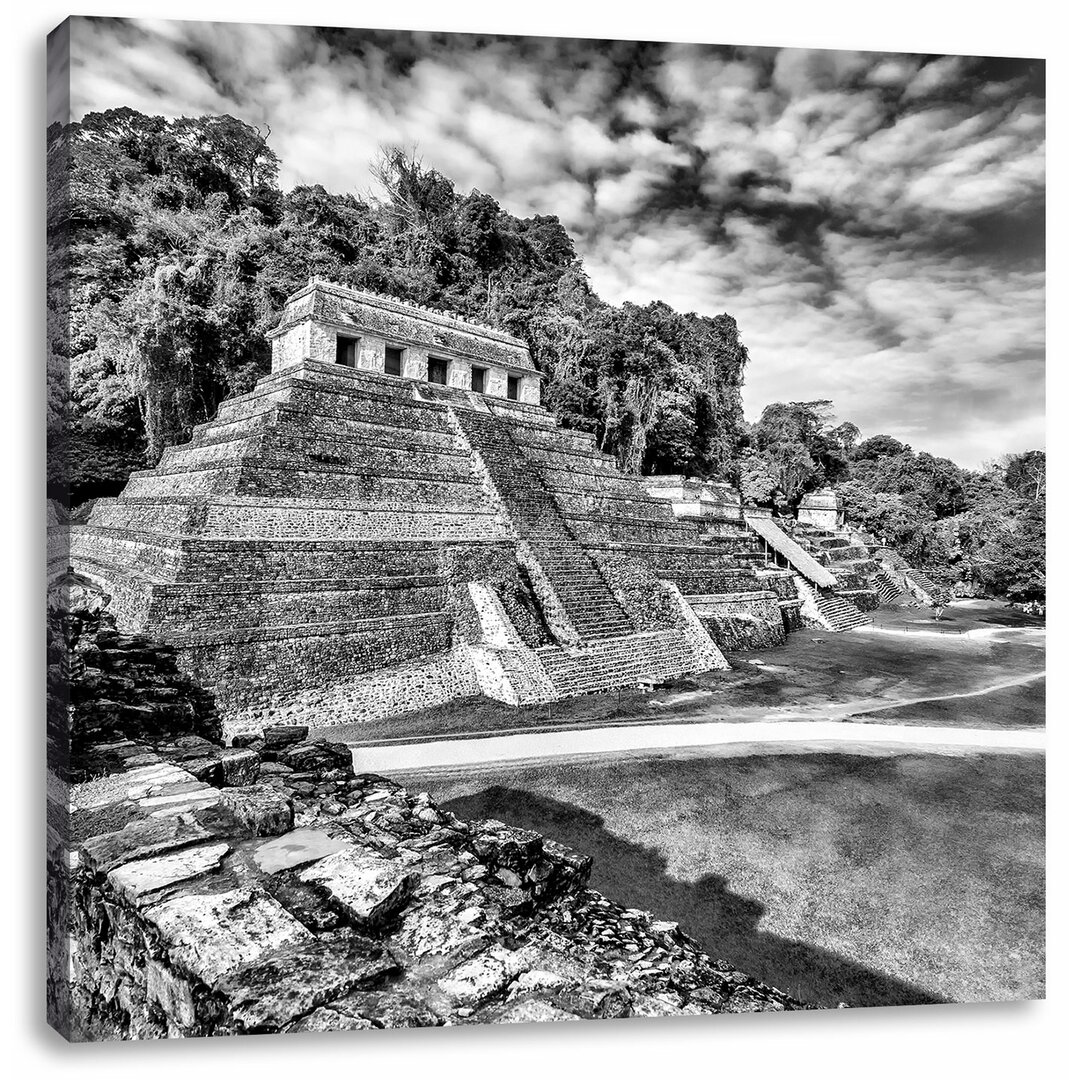 Leinwandbild Maya Pyramiden aus Palenque