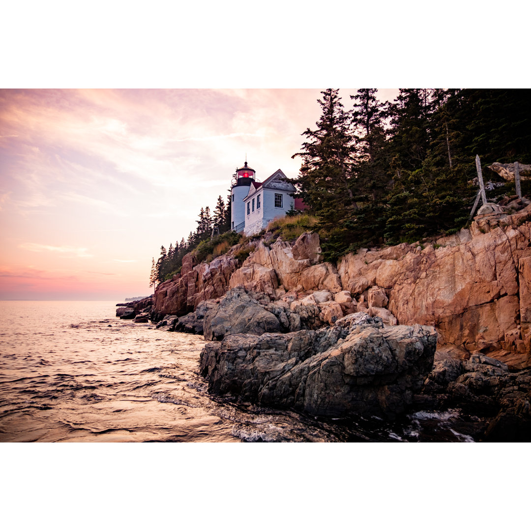 Elbing Bass Harbor Head Lighthouse - Wrapped Canvas Print