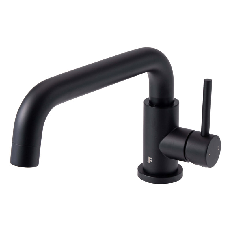 Single Hole Single Handle Bathroom Faucet, Matte Black