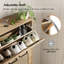 Lena Rattan Shoe Storage Cabinet