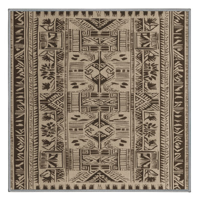 Washable Tapa Cloth Hawaiian Area Rug