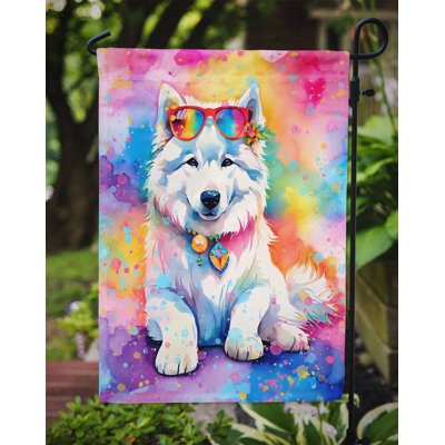 Drapeau de jardin Hippie Dawg