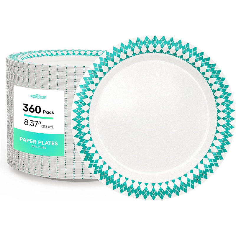 Disposable Dinner Plate, Light Blue