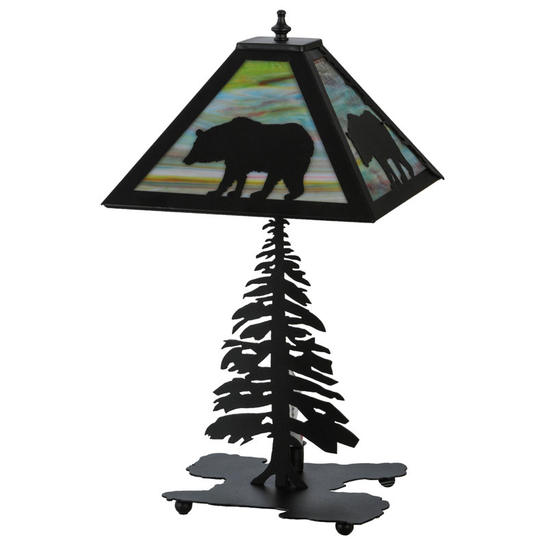 Rustic Lodge Table Lamp