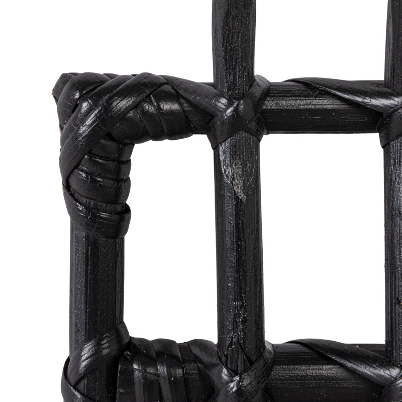 Rattan Wall Hook Rail with Four Hooks