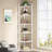 70.87" Tall 6-Tier  White Corner Bookshelf Storage Shelf For Living Room & Office-575978368