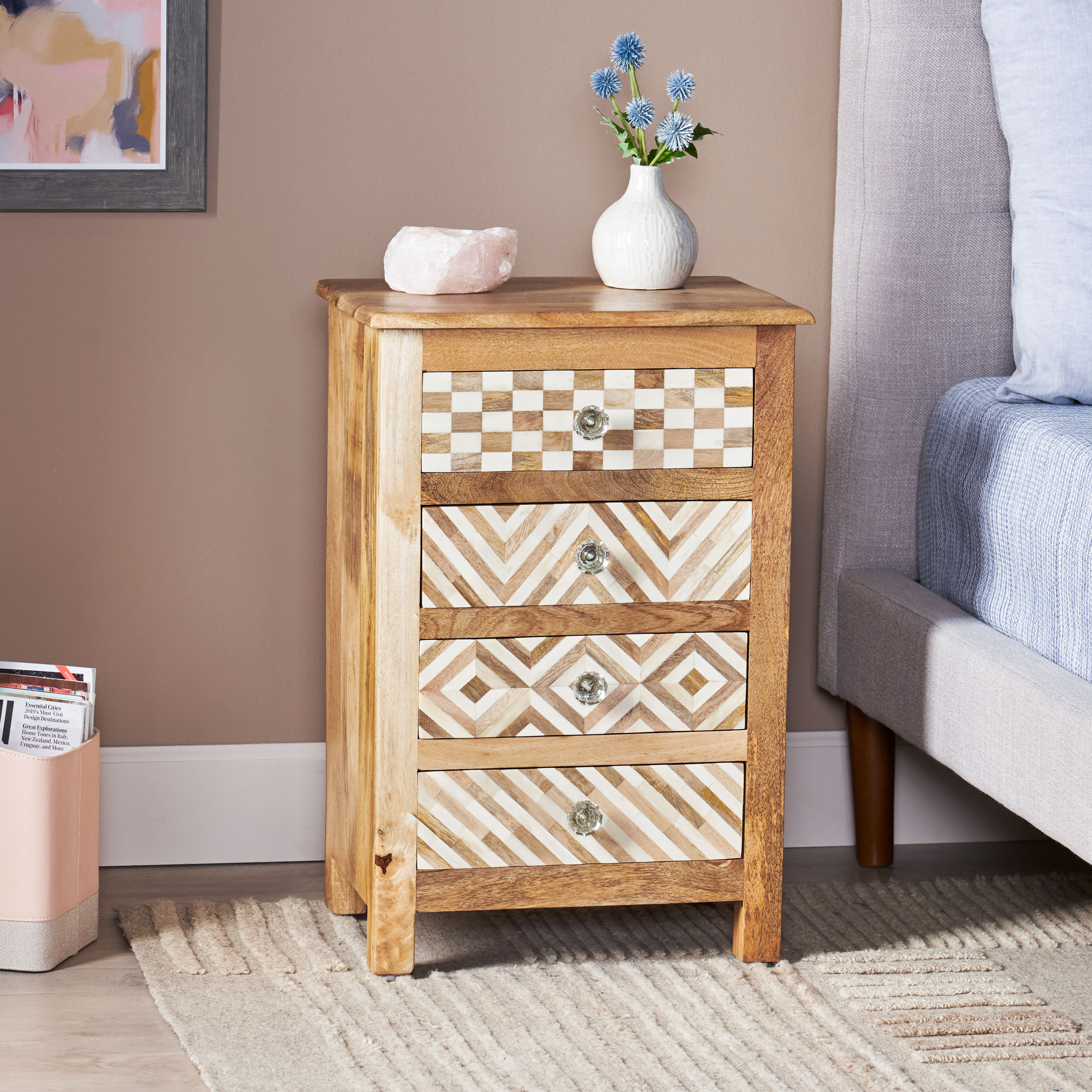 Foundry Select Solid Wood Nightstand & Reviews | Wayfair