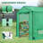 6 x 6 Heavy-duty Walk-in Hobby Greenhouse with Zippered Doors, Mesh Windows-119617696