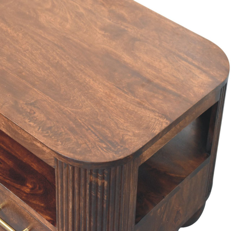 Solid Wood Coffee Table with Storage