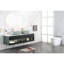 Lavabo vasque de salle de bain 24 po x 14 po ovale - au-dessus du comptoir, abdos bleus, hygiénique, à égratignure, décoloration, impact, comptoir à drainage rapide avec