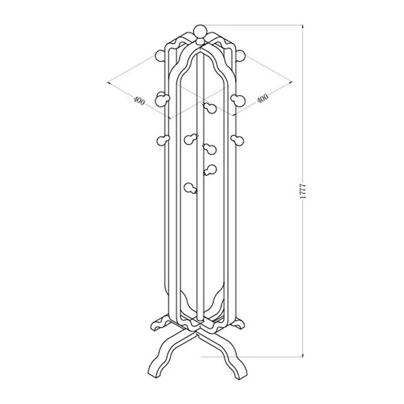 Cameron Freestanding Coat Rack