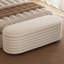 Banc de rangement crème rembourré avec coussin, chambre à coucher, vestibule complet