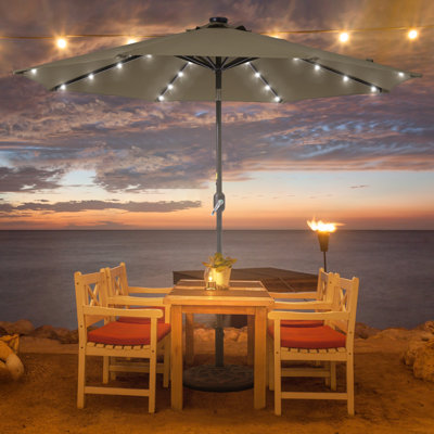 Jamieson 108'' Lighted Market Umbrella