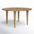 Round Teak Outdoor Dining Table-66689409