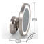 Miroir grossissant lumineux Camrynne-74709121