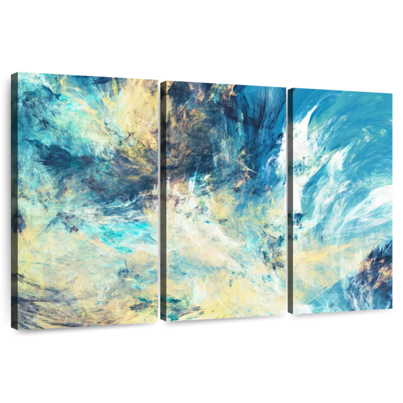 Avery Frosty Dynamic Abstract, 28" H x 45" W