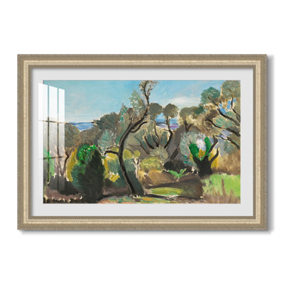 Landscape near Nice (Paysage aux environs de Nice), c. 1918-Henri Matisse-Custom Framed Canvas