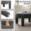 Repose-pieds rembourré l 32,3 po Modern Modern Design-1123119291