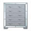 Commode moderne, argent