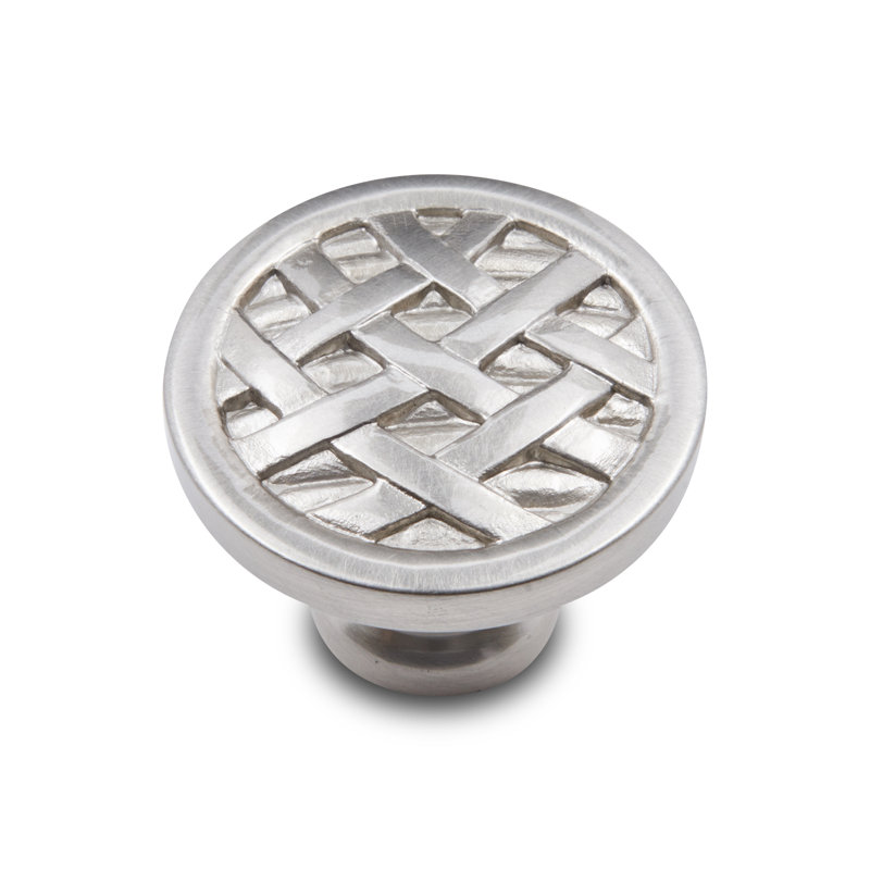 CK Series 1 1/2" Diameter Mushroom Knob, Satin Nickel (Pewter), Large