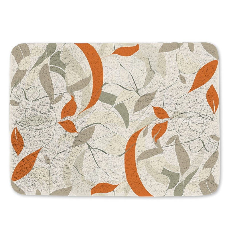Lageschulte Microfiber / Microsuede Bath Mat, Single - 24" L x 17" W