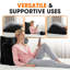 Housse et insert de traversin en velours-1305365219
